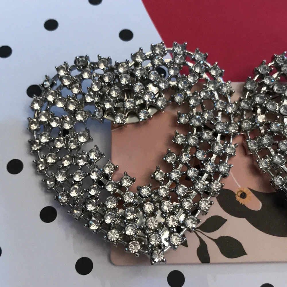 Beautiful Rhinestone Shoe Clip Jewelry. NWOT - Picture 4 of 10